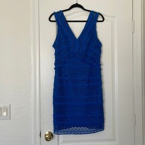 Sam Edelman Royal Blue Fringe Tassel Dress NWT
